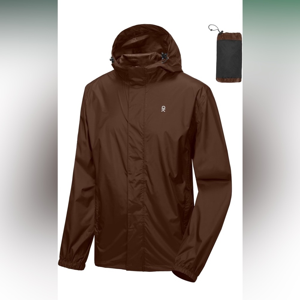 Little Donkey Andy Women’s Brown Rain Jacket